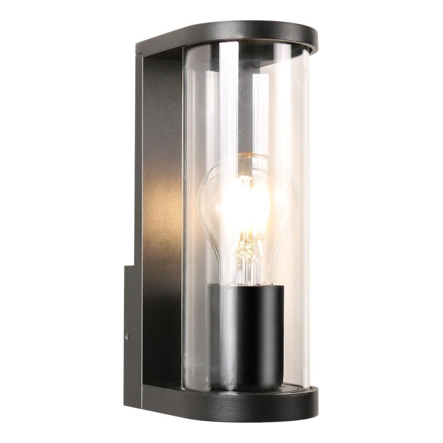 Zuma Line - Zunanja stenska svetilka 1xE27/60W/230V IP44 črna