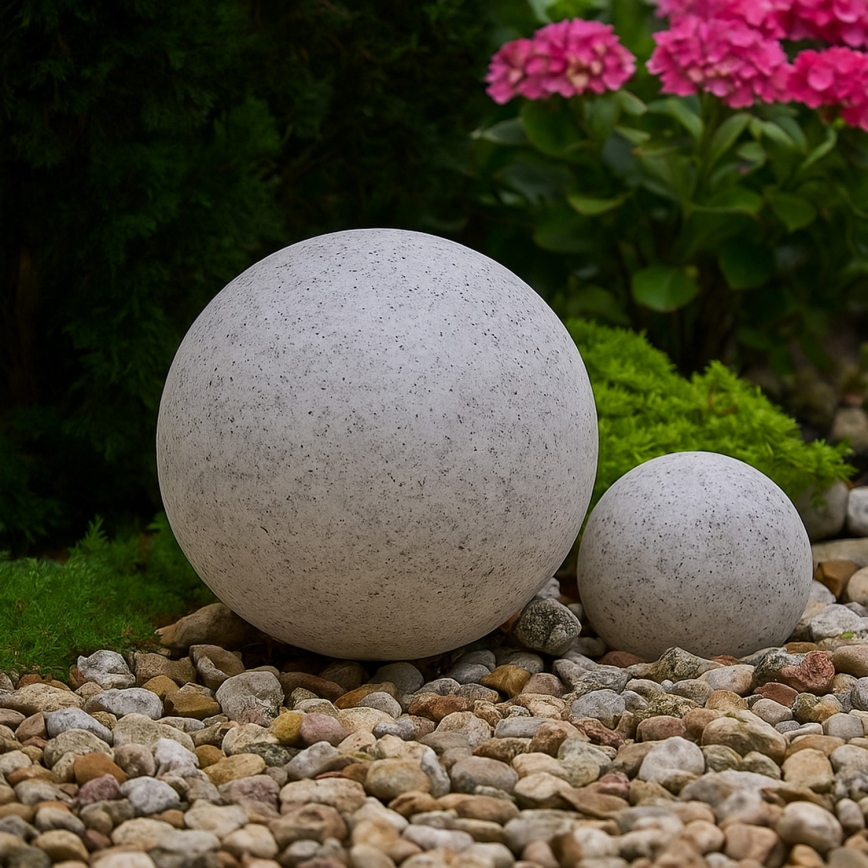 Zunanja dekorativna svetilka LUMISTONE, 1x E27/15W/230V, IP65, premer 38 cm