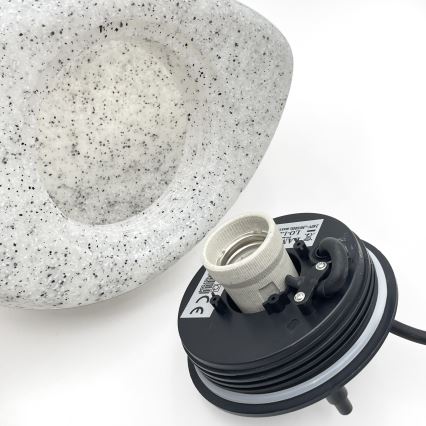 Zunanja dekorativna svetilka LUMISTONE 1xE27/15W/230V IP65, premer 26,5 cm