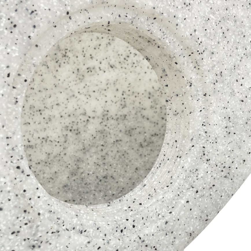 Zunanja dekorativna svetilka LUMISTONE 1xE27/15W/230V IP65, premer 31,8 cm