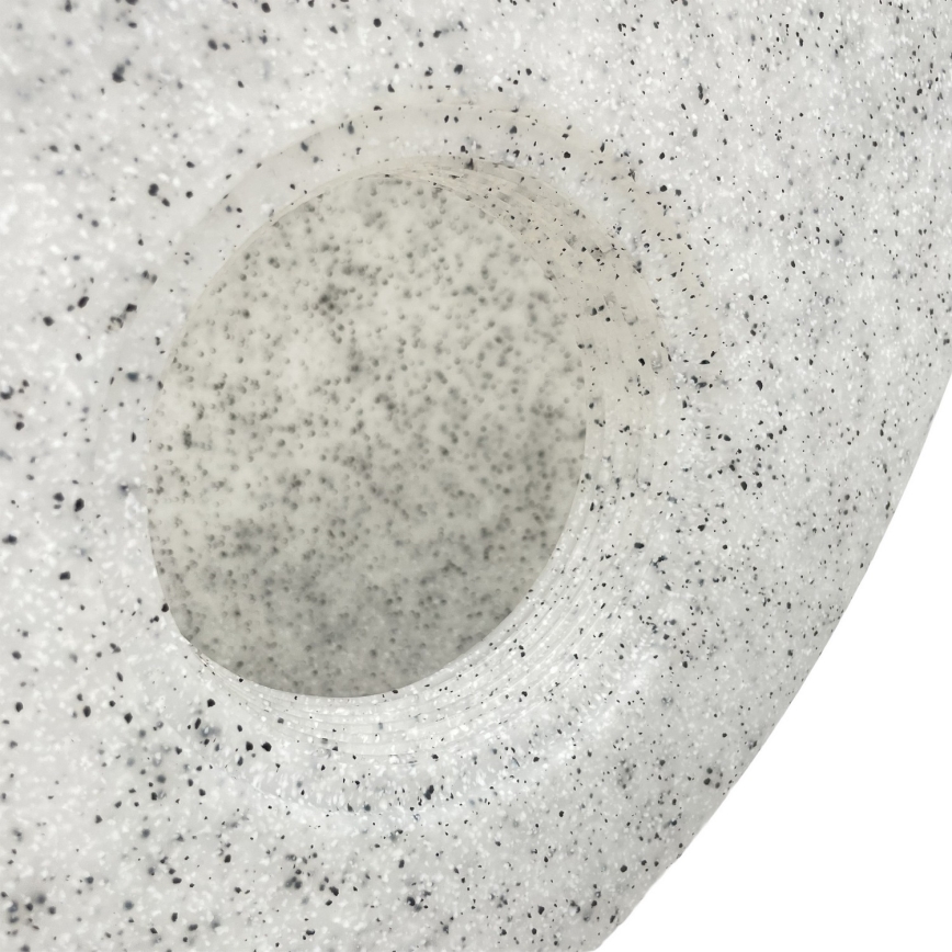 Zunanja dekorativna svetilka LUMISTONE 1xE27/15W/230V IP65, premer 38 cm