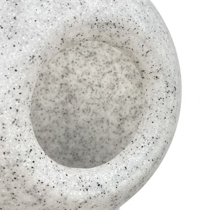 Zunanja dekorativna svetilka LUMISTONE 1×E27/15 W/230 V, IP65, premer 28 cm