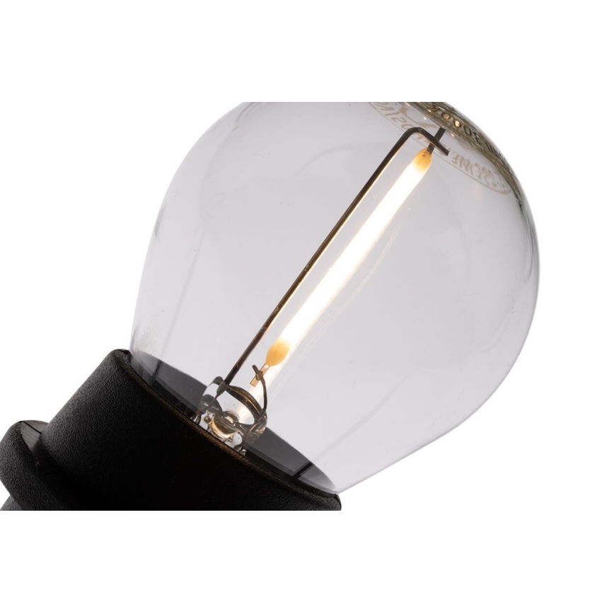 Zunanja dekorativna veriga MIMOSA 20xE27/1,3W/230V IP44 20m