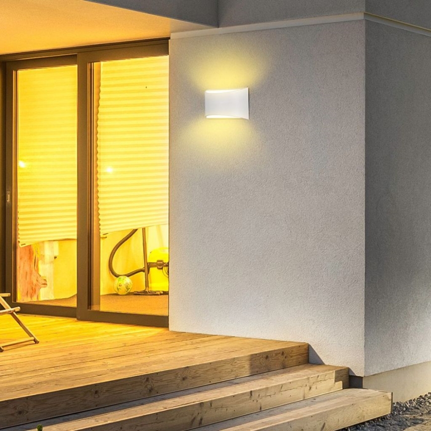 Zunanja LED stenska svetilka LED/9W/230V 4000K IP54 bela