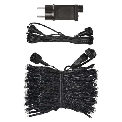 Zunanja LED-veriga, 100 LED, 15 m, IP44, topla bela