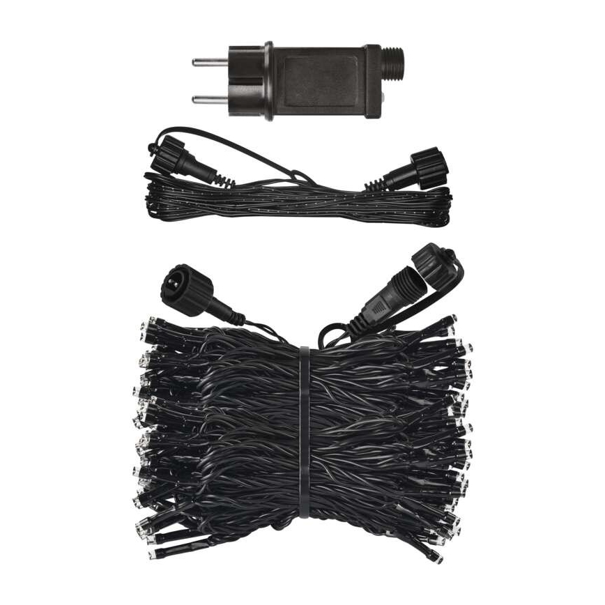 Zunanja LED-veriga, 100 LED, 15 m, IP44, topla bela