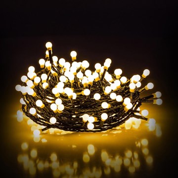 Zunanja LED veriga 100xLED/8 funkcij 15 m IP44 topla bela