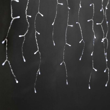 Zunanja LED zavesa 180xLED/7 funkcij 10,9m IP44 hladna bela