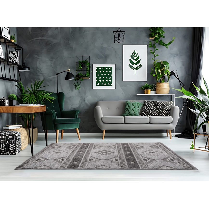 Zunanja preproga CHIARA 160x230 cm siva