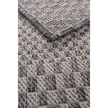 Zunanja preproga EXPRESS 60x100 cm siva/kremna