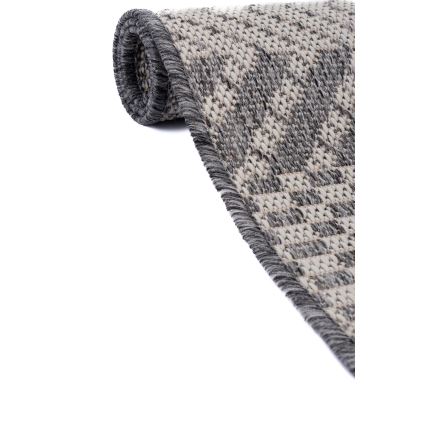 Zunanja preproga EXPRESS 60x100 cm siva/kremna