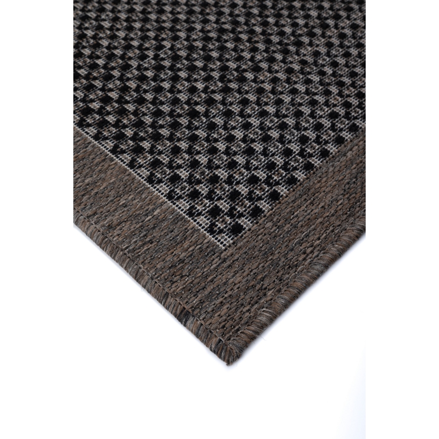 Zunanja preproga EXPRESS NEW OUTDOOR 160x220 cm antracit/rjava