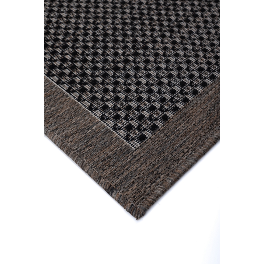 Zunanja preproga EXPRESS NEW OUTDOOR 80x150 cm antracit/rjava