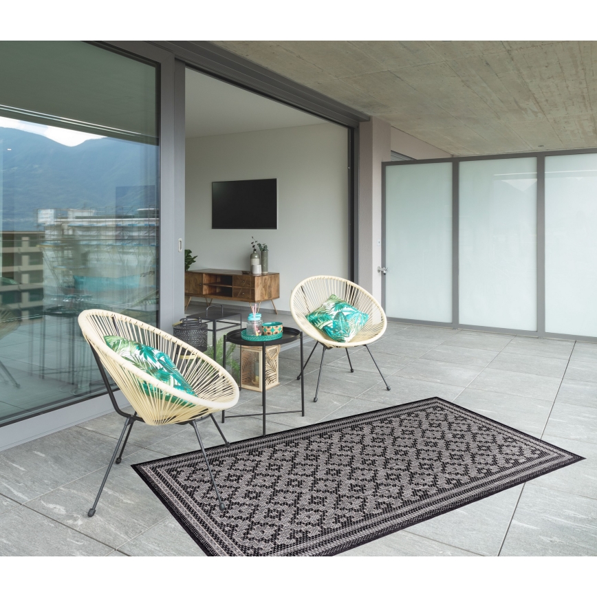 Zunanja preproga EXPRESS NEW OUTDOOR 80x150 cm antracitna
