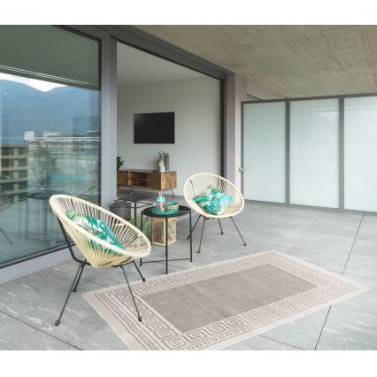 Zunanja preproga EXPRESS NEW OUTDOOR 80x150 cm siva/bež