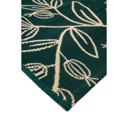 Zunanja preproga JUNGLE 120x170 cm zelena/listni vzorec