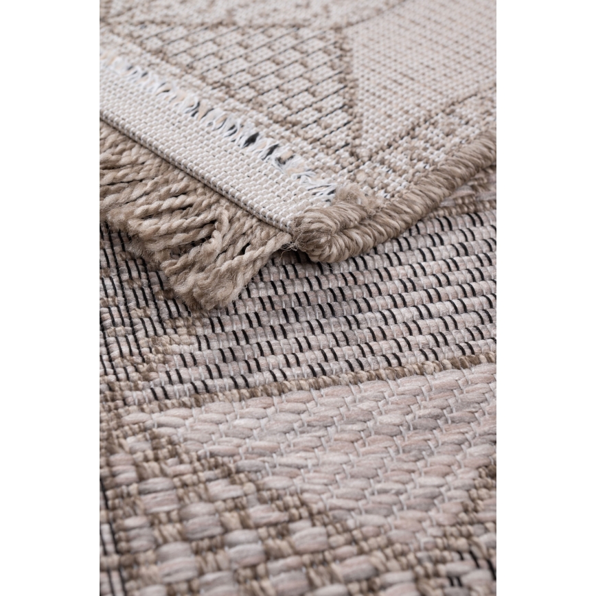 Zunanja preproga ORIA 120x170 cm siva/bež