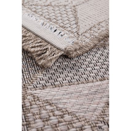 Zunanja preproga ORIA 160x220 cm siva/bež