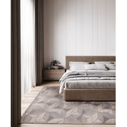 Zunanja preproga ORIA 70x140 cm siva/bež