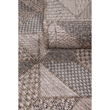 Zunanja preproga ORIA 70x140 cm siva/bež