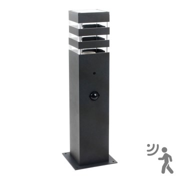Zunanja senzorska svetilka TEKSAS 1xE27/12W/230V IP44 44 cm antracit