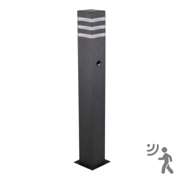 Zunanja senzorska svetilka TEKSAS 1xE27/12W/230V IP44 74 cm antracit