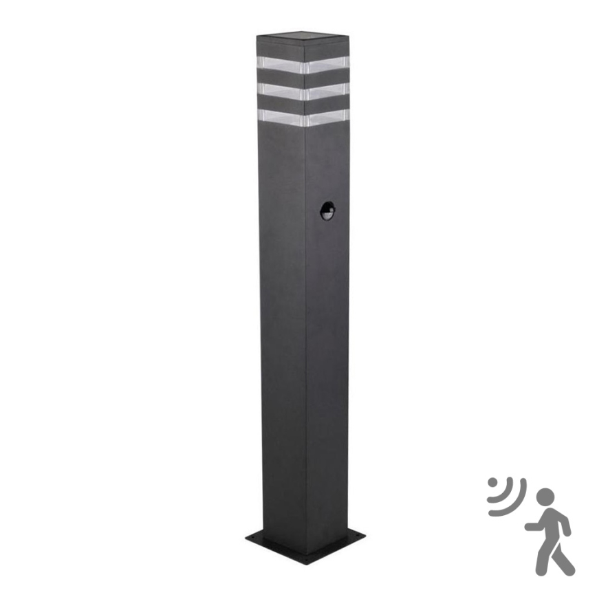 Zunanja senzorska svetilka TEKSAS 1xE27/12W/230V IP44 74 cm antracit