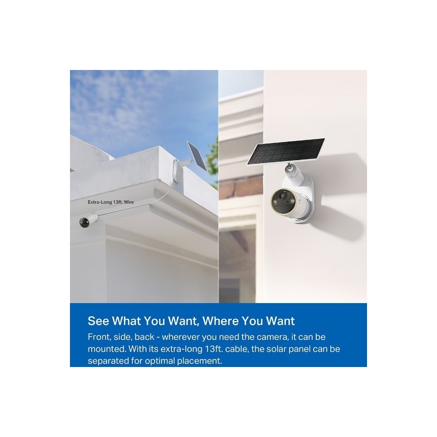 Zunanja solarna kamera IP66 Wi-Fi