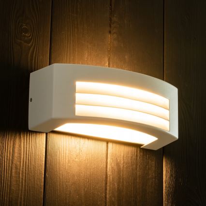 Zunanja stenska svetilka 1xE27/14W/230V IP54 siv