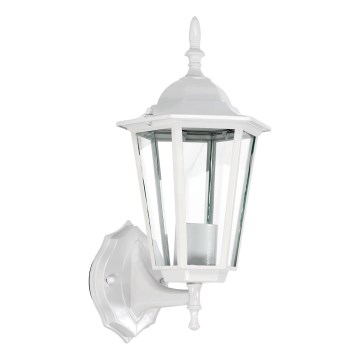 Zunanja stenska svetilka 1xE27/60W/230V IP44 bela