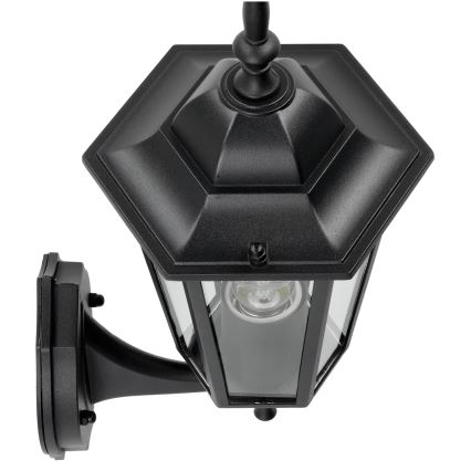Zunanja stenska svetilka 1xE27/60W/230V IP44 črna
