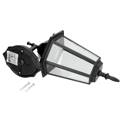 Zunanja stenska svetilka 1xE27/60W/230V IP44 črna