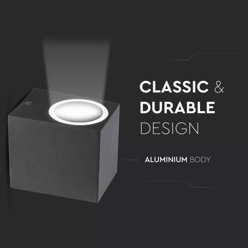 Zunanja stenska svetilka 1xGU10/35W/230V IP44