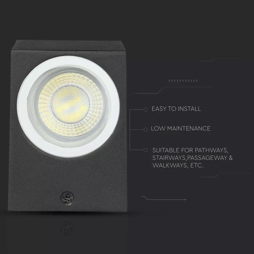 Zunanja stenska svetilka 1xGU10/35W/230V IP44