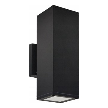 Zunanja stenska svetilka 2xGU10/35W/230V IP54 črna