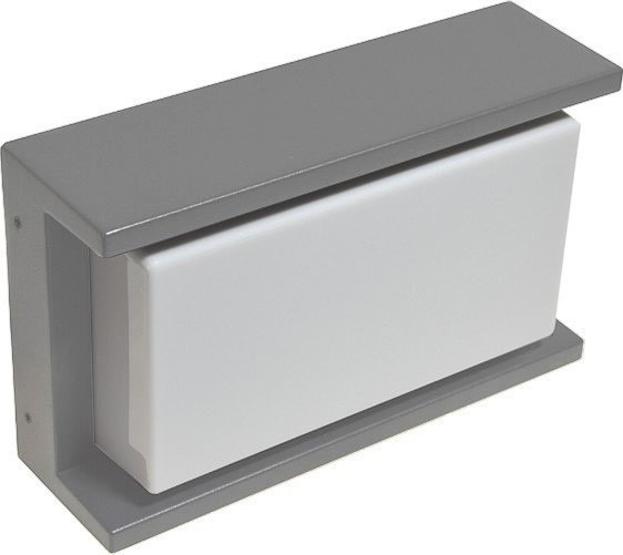Zunanja stenska svetilka ARAGO 1xE27/60W/230V IP54 siva