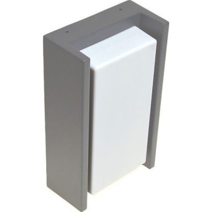 Zunanja stenska svetilka ARAGO 1xE27/60W/230V IP54 siva