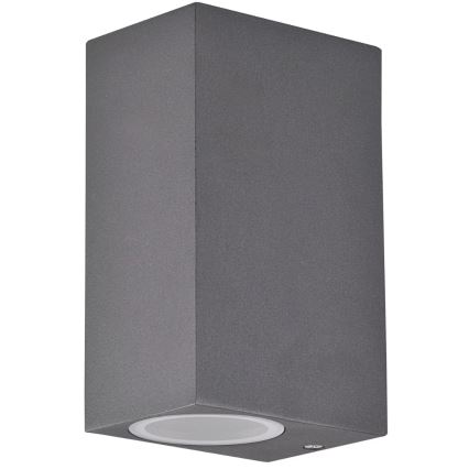Zunanja stenska svetilka BOSTON 2xGU10/10W/230V antracit