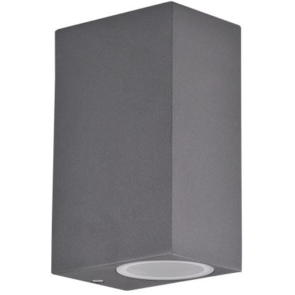 Zunanja stenska svetilka BOSTON 2xGU10/10W/230V antracit