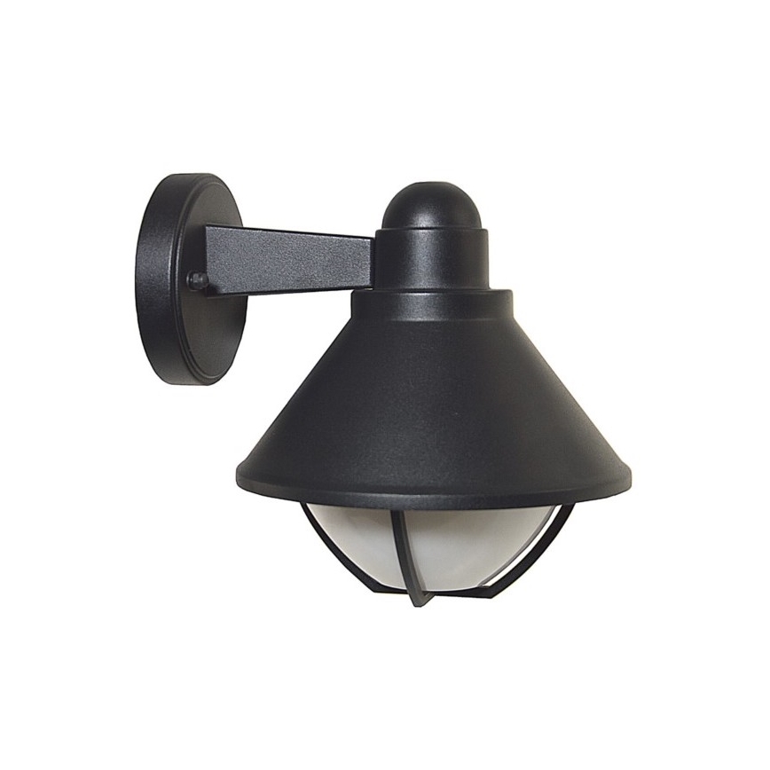 Zunanja stenska svetilka EDINA 1xE27/60W/230V IP44 črna
