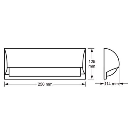 Zunanja stenska svetilka FREON 1xE27/60W/230V IP54 antracit