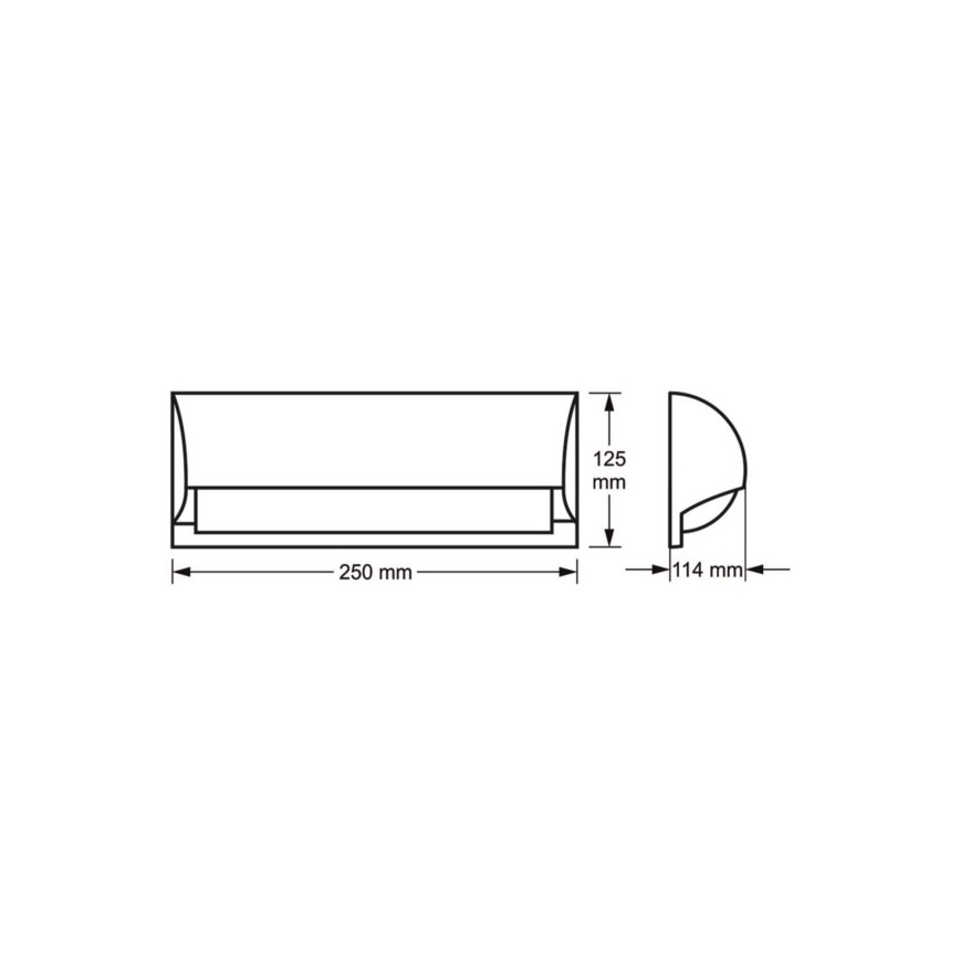 Zunanja stenska svetilka FREON 1xE27/60W/230V IP54 antracit