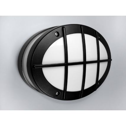 Zunanja stenska svetilka GALLUN 1xE27/60W/230V IP54 črna