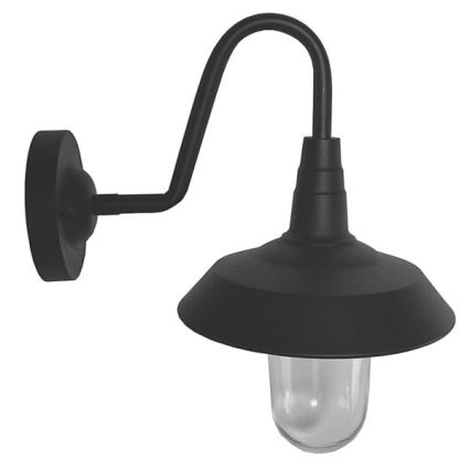 Zunanja stenska svetilka NILDA 1xE27/60W/230V IP44 črna