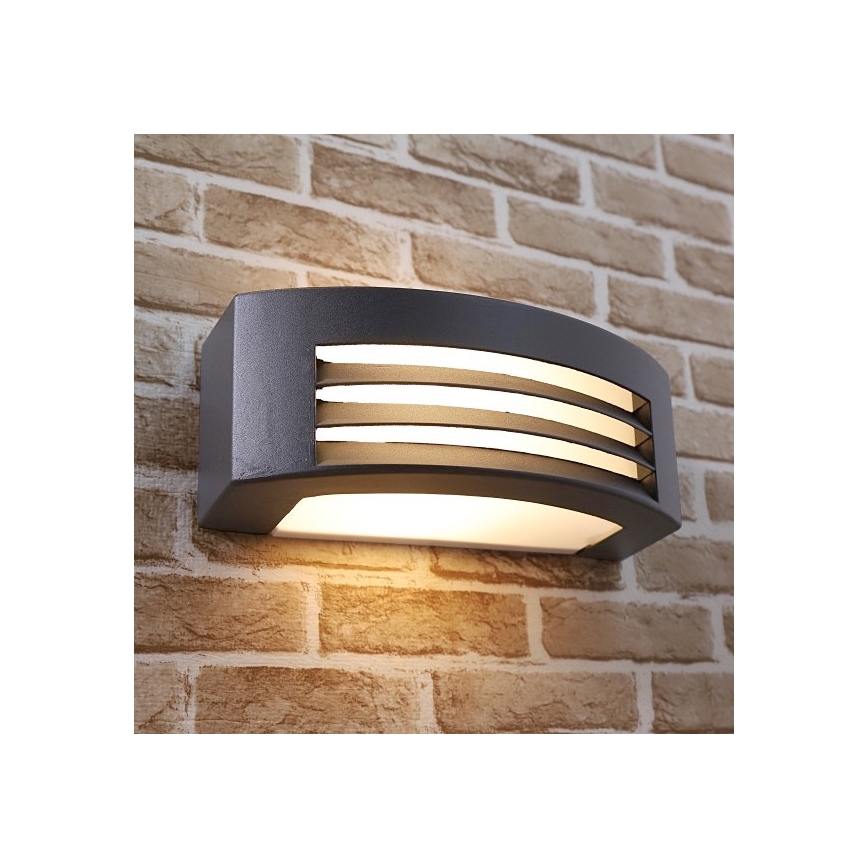 Zunanja stenska svetilka OLIANA 1xE27/60W/230V IP54 antracit