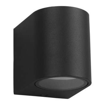 Zunanja stenska svetilka OVALIS 1xGU10/35W/230V IP44 črna