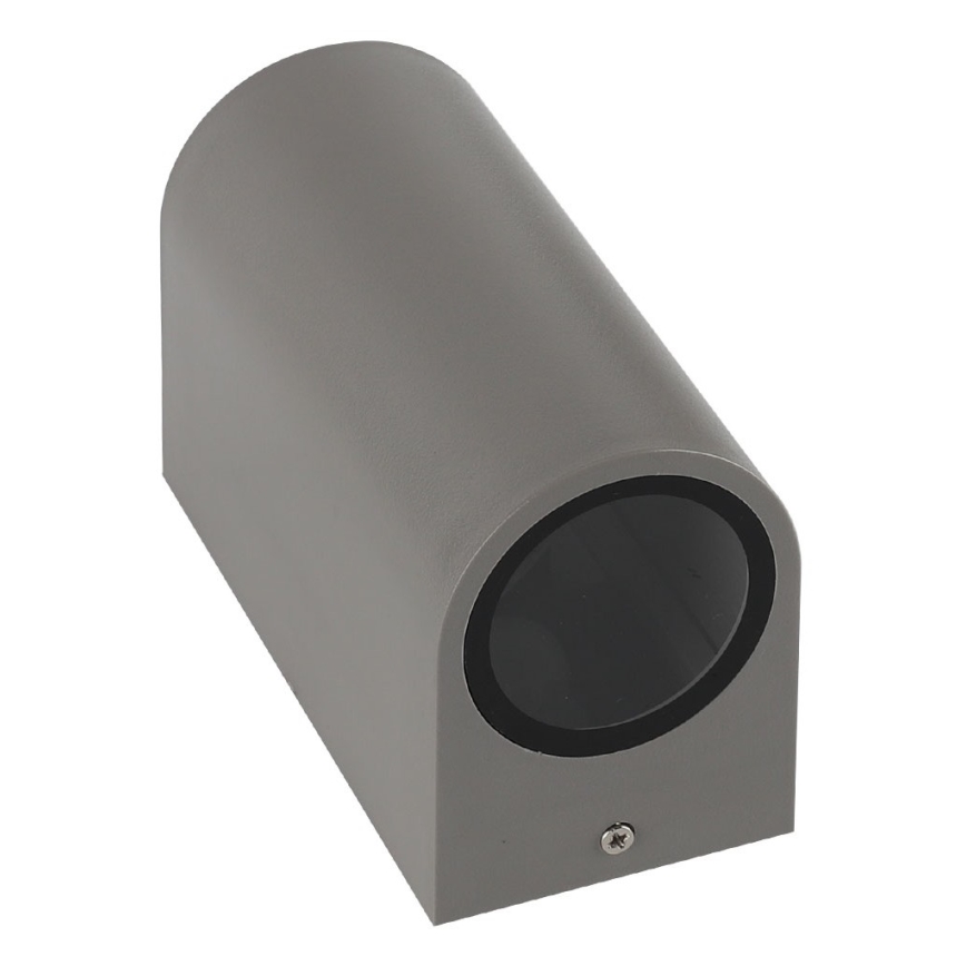 Zunanja stenska svetilka PARETE 2xGU10/6W/230V IP54 siva