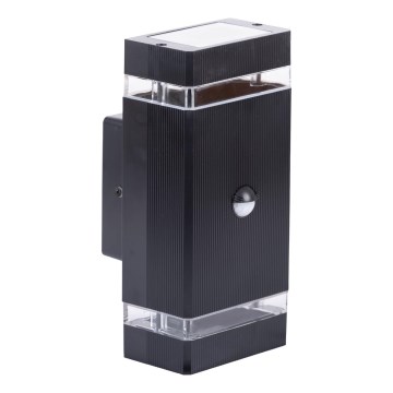 Zunanja stenska svetilka s senzorjem NIZZA 2xGU10/35W/230V IP65