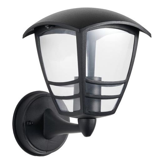 Zunanja stenska svetilka TEVIO 1xE27/60W/230V IP54 črna