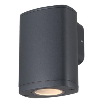 Zunanja stenska svetilka ZEVI 1xGU10/10W/230V IP54 antracit